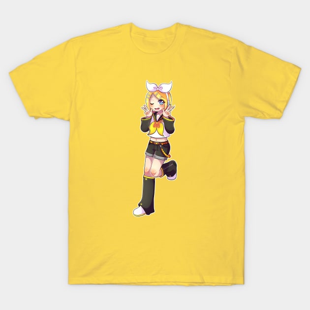 Vocaloid - Kagamine Rin T-Shirt by Nadi-chan16